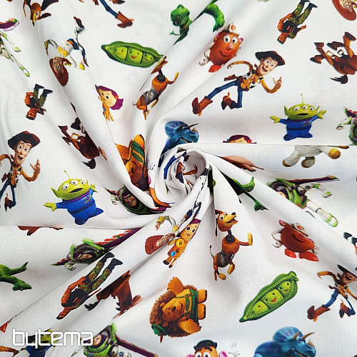 Tissu en coton TOY STORY