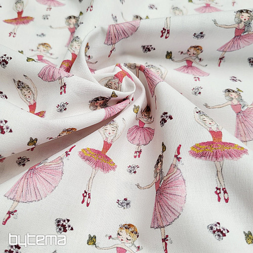 Tissu en coton BALLETTE