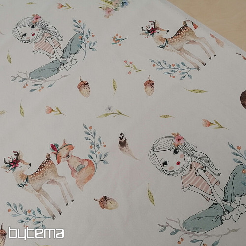 Tissu déco enfant FILLE