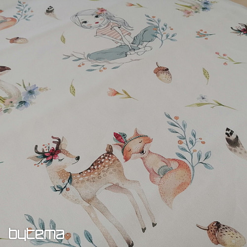 Tissu déco enfant FILLE
