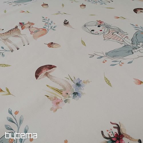 Tissu déco enfant FILLE