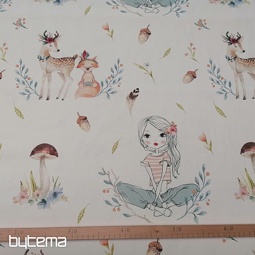 Tissu déco enfant FILLE