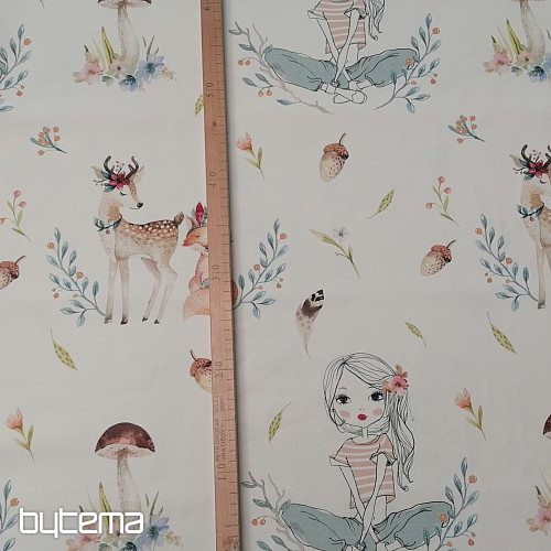 Tissu déco enfant FILLE
