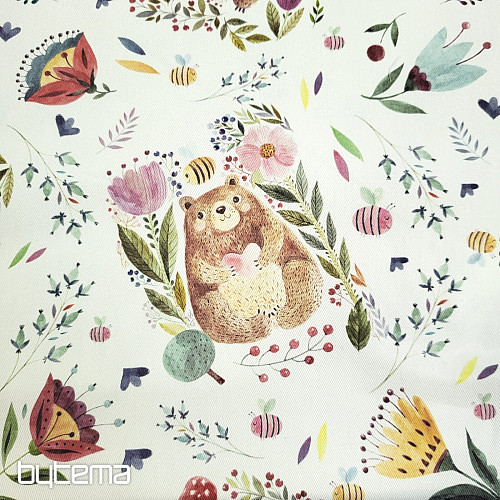 Tissu décoratif pour enfants OURS