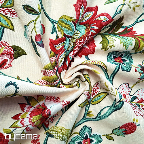 Tissu déco FLEURS SAUVAGES