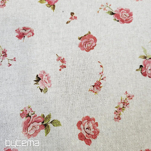Tissu décoratif SONIA ROSE digital