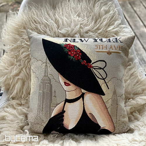 Taie d&#39;oreiller en tapisserie LADY NEW YORK