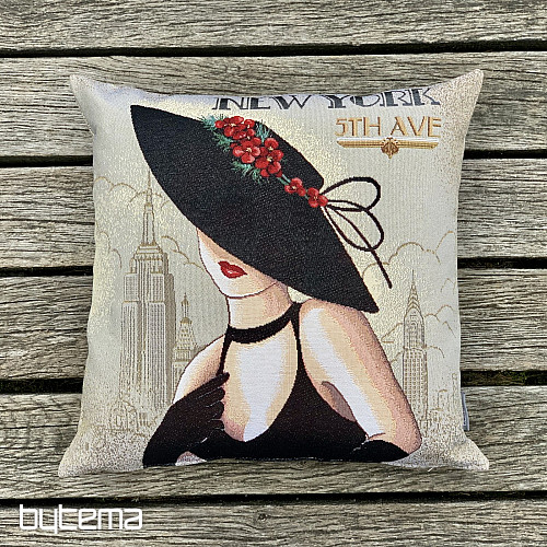 Taie d&#39;oreiller en tapisserie LADY NEW YORK