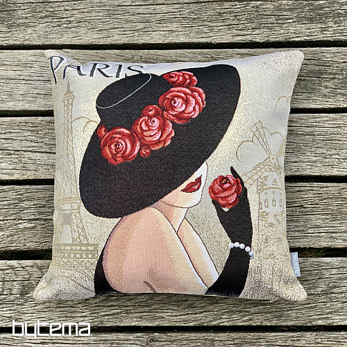 Taie d'oreiller en tapisserie LADY PARIS