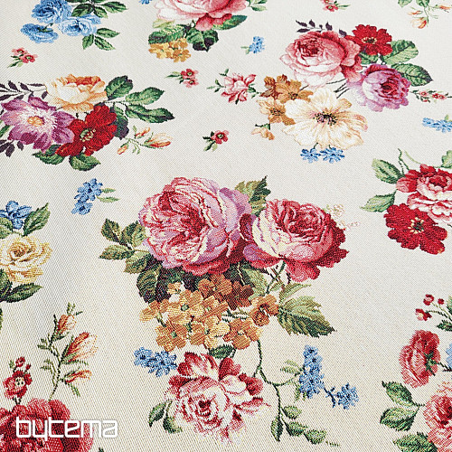 Tissu de tapisserie ROMANTIC ROSE