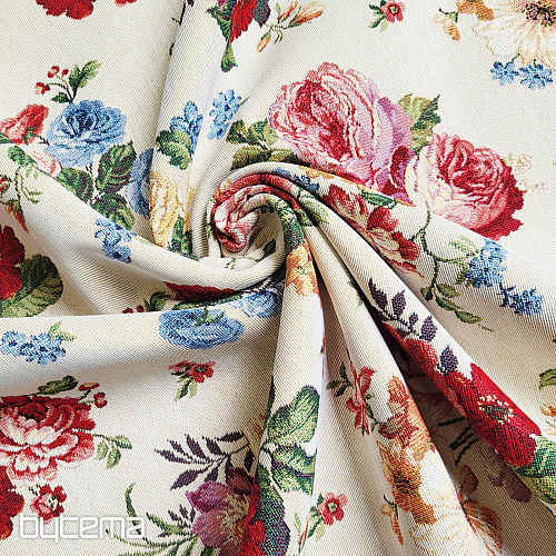 Tissu de tapisserie ROMANTIC ROSE