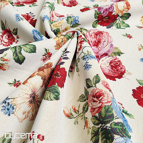 Tissu de tapisserie ROMANTIC ROSE