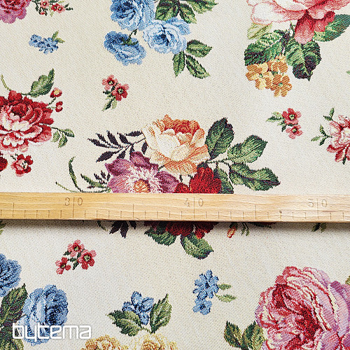 Tissu de tapisserie ROMANTIC ROSE
