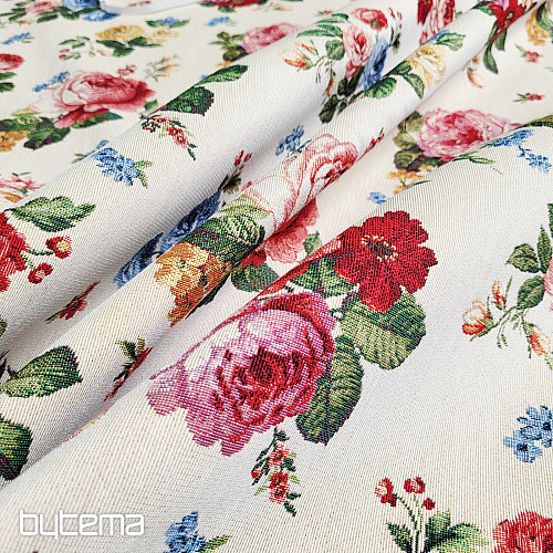 Tissu de tapisserie ROMANTIC ROSE