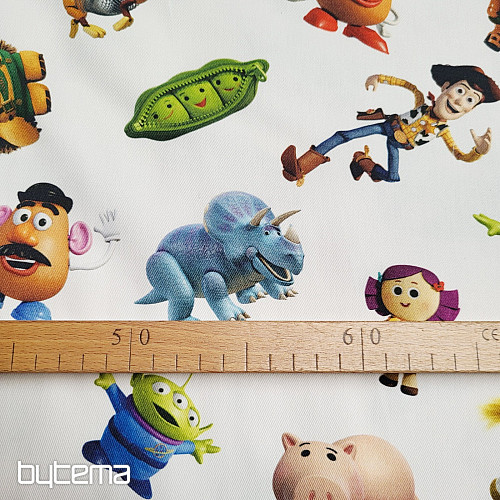Tissu décoratif pour enfants TOY STORY grand