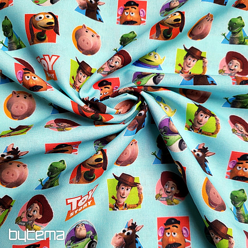 Tissu en coton TOY STORY PATCH