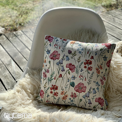 Housse de coussin tapisserie PRÉ BLOOMING