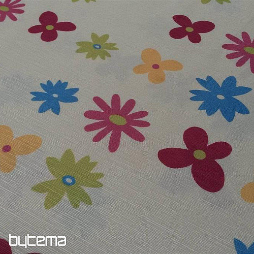 Tissu déco TWINGO fleurs