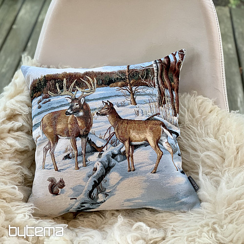 Housse tapisserie de Noël CERF