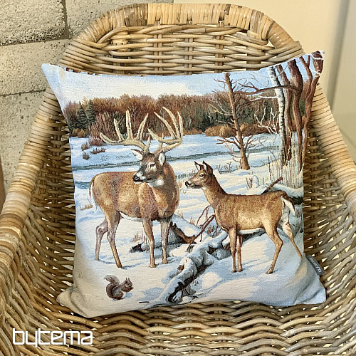 Housse tapisserie de Noël CERF