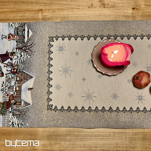 Nappe et écharpe en tapisserie WINTER JOY