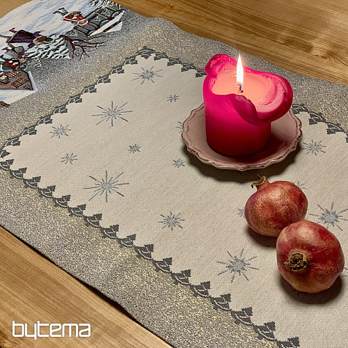Nappe et écharpe en tapisserie WINTER JOY