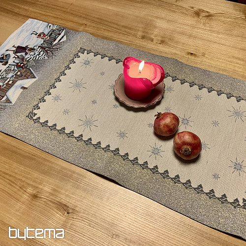 Nappe et écharpe en tapisserie WINTER JOY
