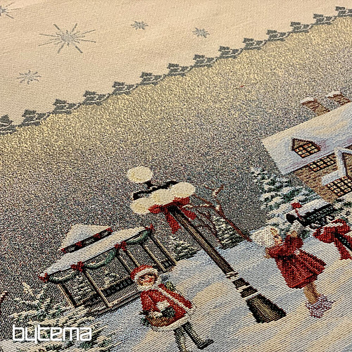 Nappe et écharpe en tapisserie WINTER JOY