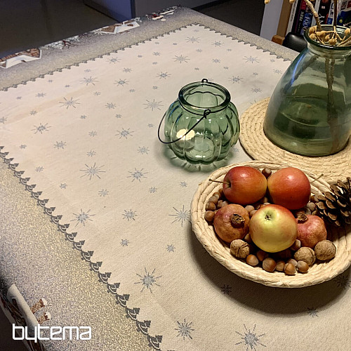 Nappe et écharpe en tapisserie WINTER JOY
