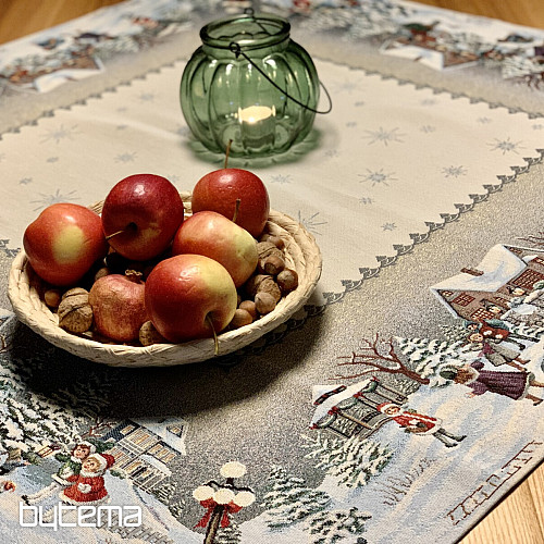 Nappe et écharpe en tapisserie WINTER JOY