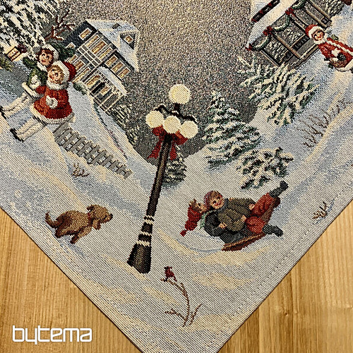 Nappe et écharpe en tapisserie WINTER JOY