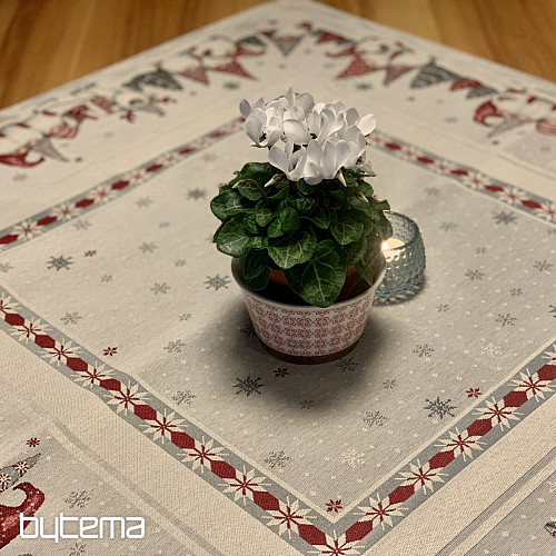 Nappe et écharpe en tapisserie LUTINS DE NOËL