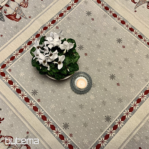 Nappe et écharpe en tapisserie LUTINS DE NOËL