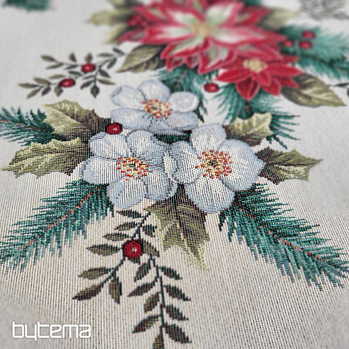 Tissu à tapisserie BOUQUET DE NOËL