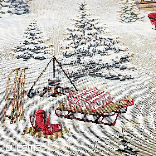 Tissu à tapisserie PAYSAGE D&#39;HIVER