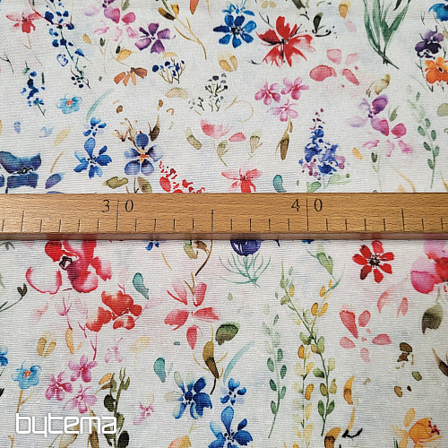 Tissu décoratif FLEURS DE CALA