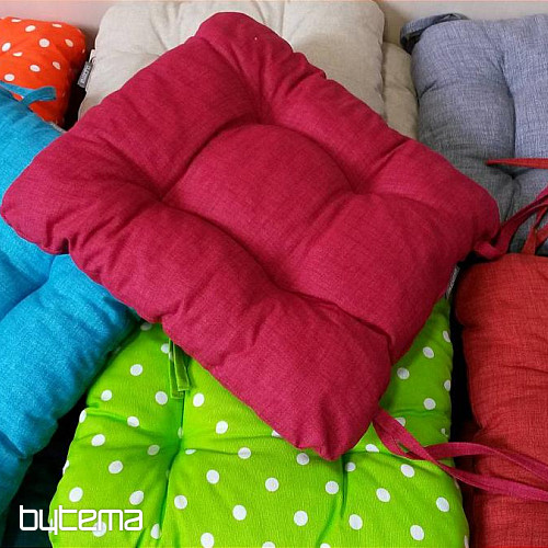 Coussins de chaise EDGAR framboise 401