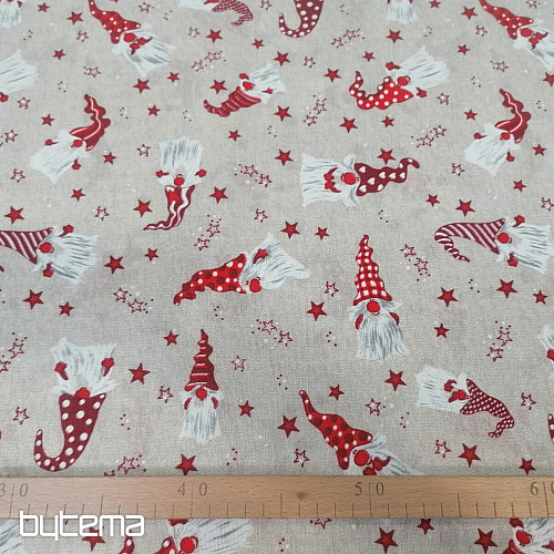 Tissu de décoration de Noël DWARFS