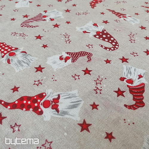 Tissu de décoration de Noël DWARFS