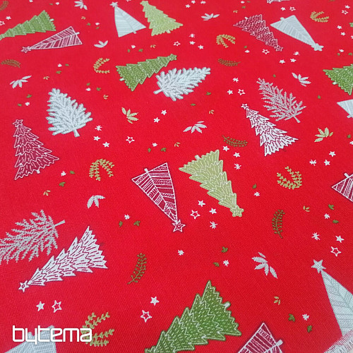 Tissu de décoration de Noël ARBRES
