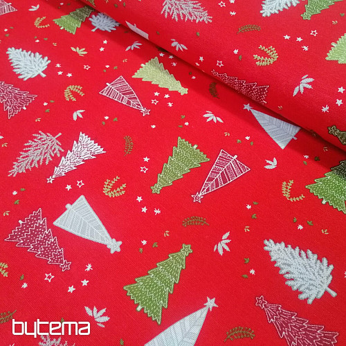 Tissu de décoration de Noël ARBRES