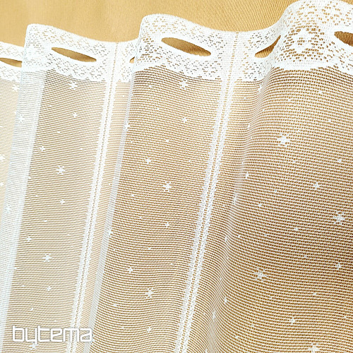 Rideau jacquard NOËL pour le vitrail SNOWMAN