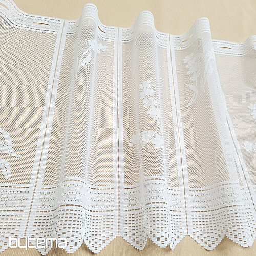Rideau jacquard moderne pour vitrail LAVANDE A370601