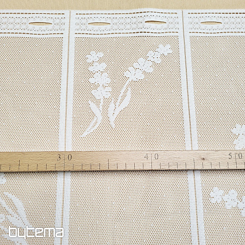 Rideau jacquard moderne pour vitrail LAVANDE A370601