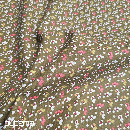 Tissu coton FLEURS FIDA