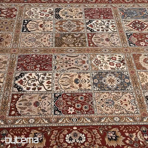 Tapis classique en laine ORIENT cassette vieux rose