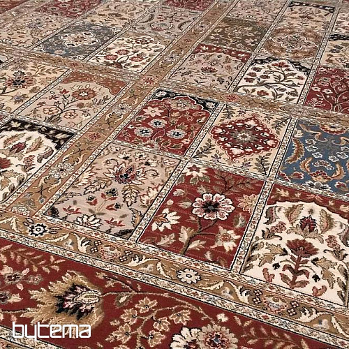 Tapis classique en laine ORIENT cassette vieux rose