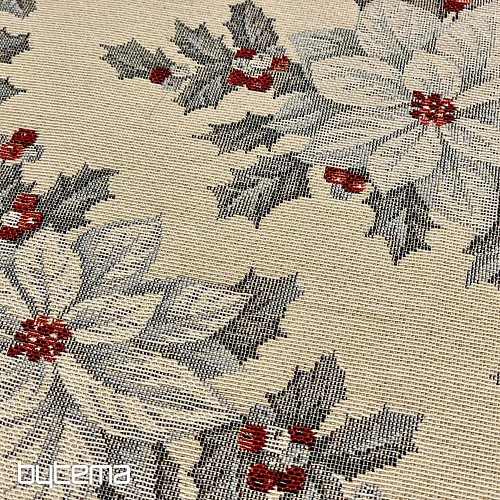 Nappe de Noël ÉTOILE DE NOËL ARGENT