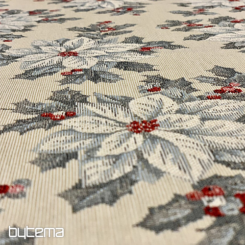 Nappe de Noël ÉTOILE DE NOËL ARGENT