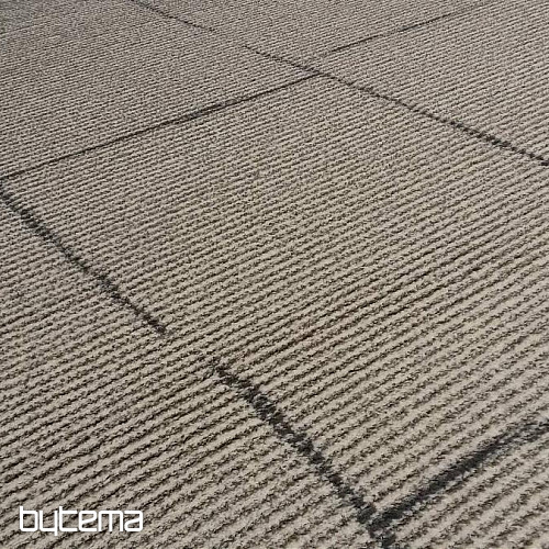 Tapis design en laine PERLA géo